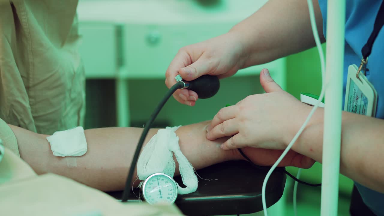 Workflow during the operation. Surgical intervention.