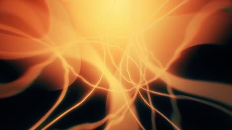 abstracte gloeiende lijnen