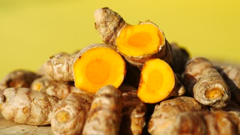 fresh turmeric roots