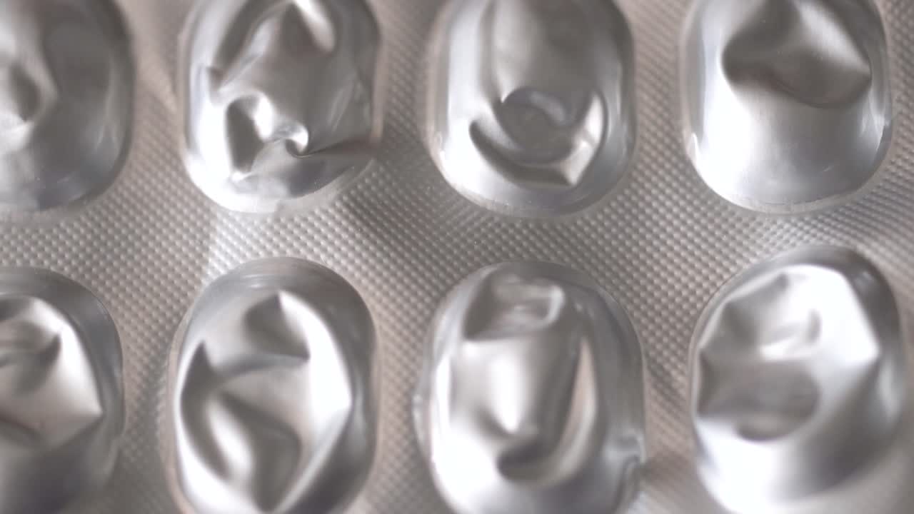 흰색 배경, 의료 테마 질감에 빈 의료 알약 컨테이너