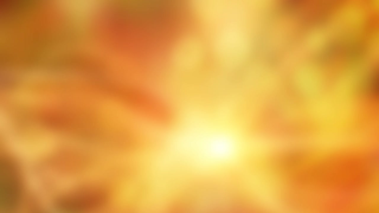 animación del texto de venta sobre las manchas que se mueven sobre un fondo naranja