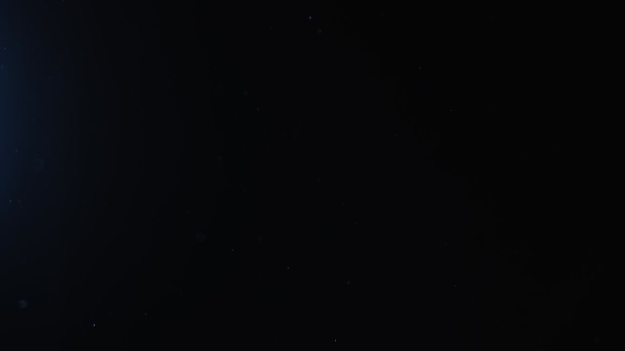4k Black Background of Particles, Dust and Smoke Moving
