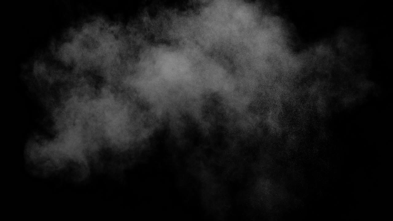 nubes de polvo se disparan desde la parte inferior de la pantalla y se desplazan hacia arriba