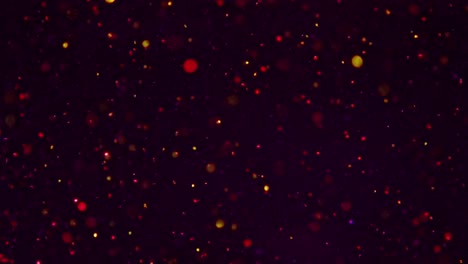 como manchas de luces de colores flotando, oscuridad líquida, cámara lenta