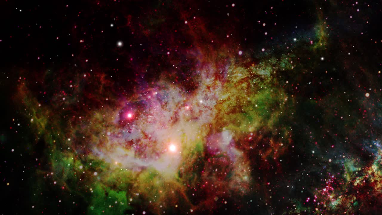 la nebulosa y las estrellas a su alrededor se formaron en el universo