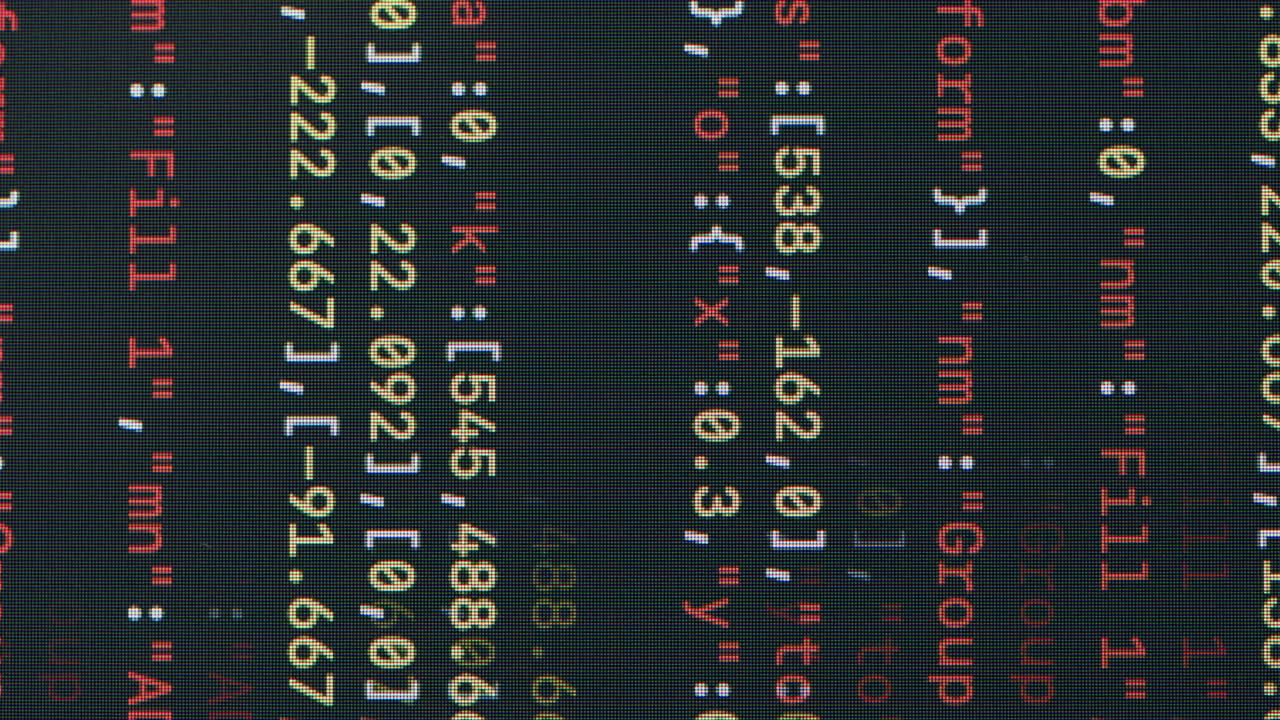 visualización de códigos de computadora