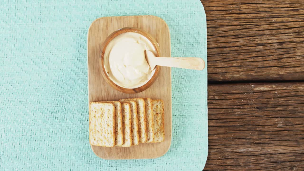 rebanadas de pan y queso