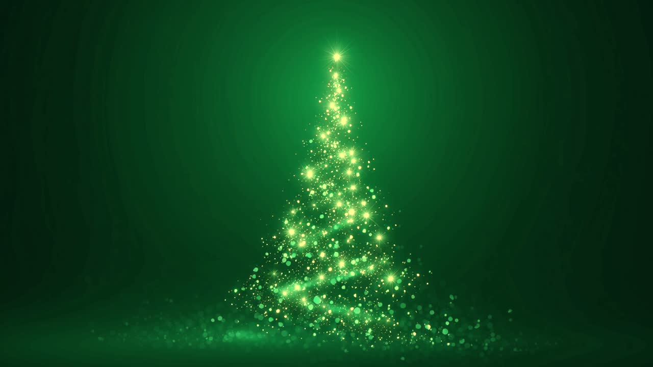 Блестящая рождественская елка