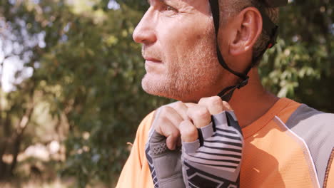 Man-wearing-cycling-helmet