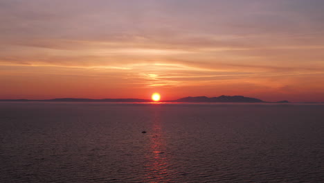 sunset on the west coast of scotland