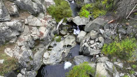 Máquina-De-Afeitar-Lago-Big-Creek-Cascada-60fps-Cámara-Lenta