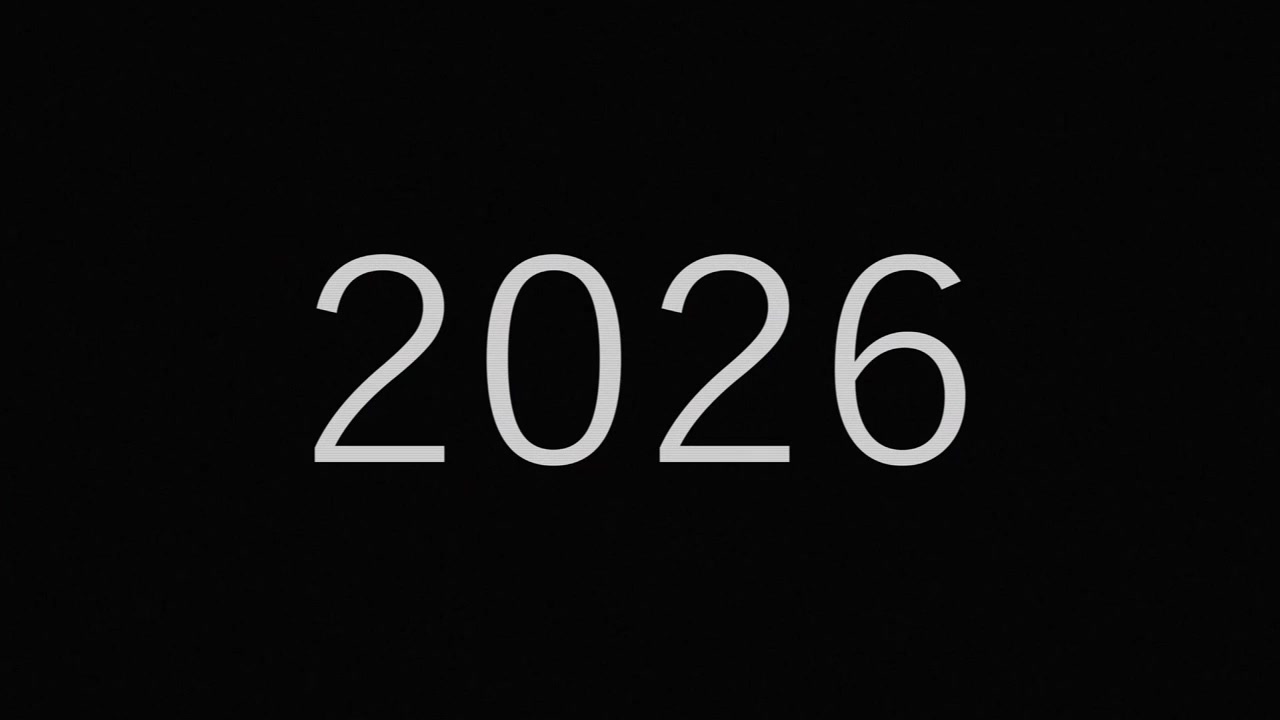 2026 tekst animatie motion graphics