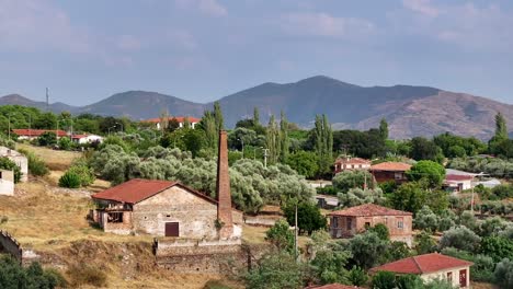 Birgi from above drone footage T&uuml;rkiye