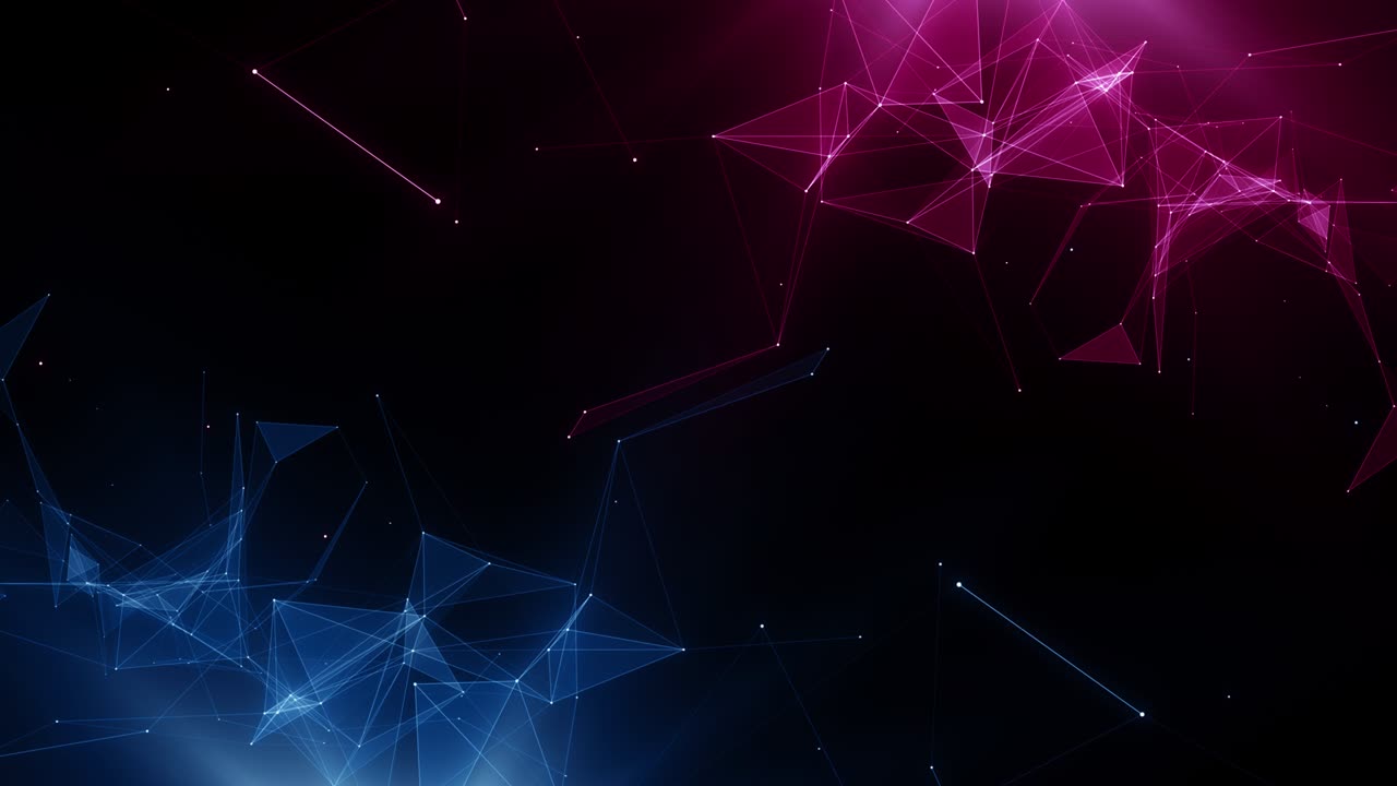 Plexus abstract network titles technology science background loop