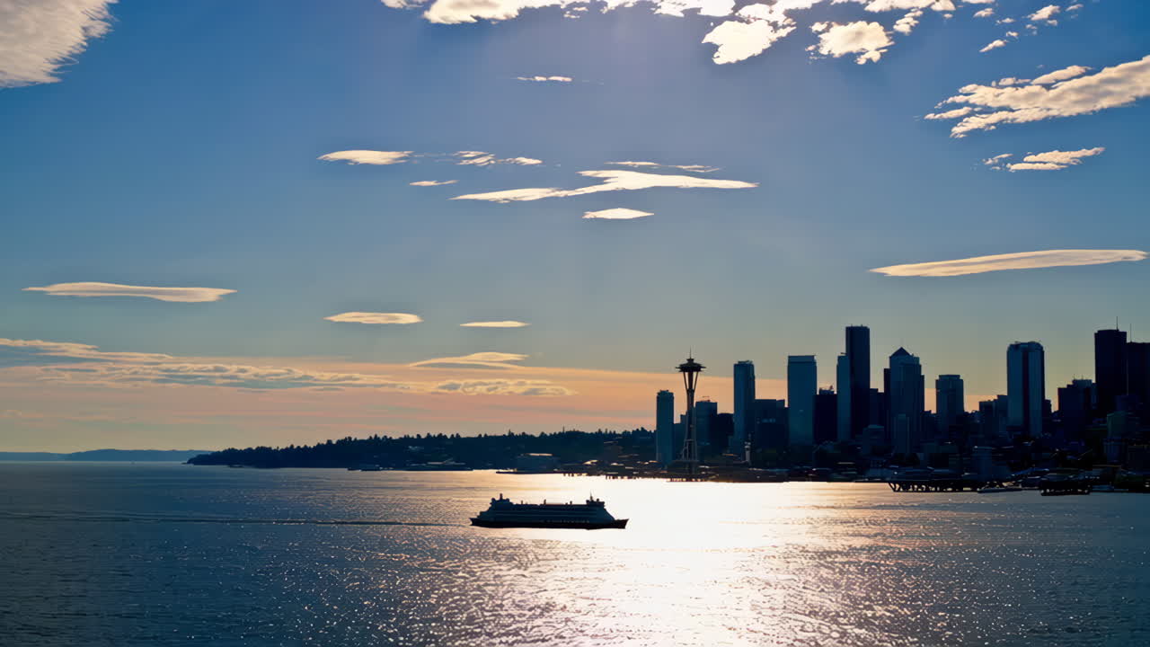 Seattle Skyline at Sunset