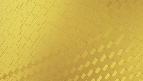 abstract geometric golden backgroundfoil tiles texture seamless loop background 3d rendering
