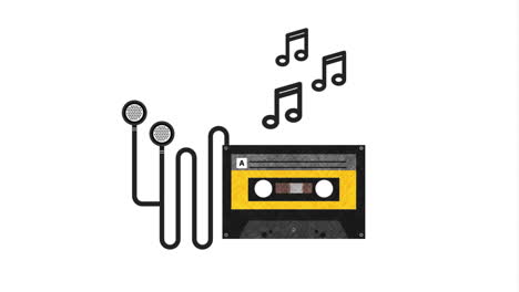 audio icon design, video animation