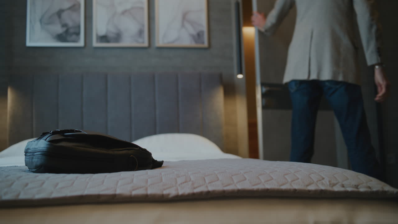 Man sitting on the bed