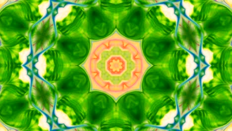 movimiento de fondo de kaleidoscopio abstractamente colorido
