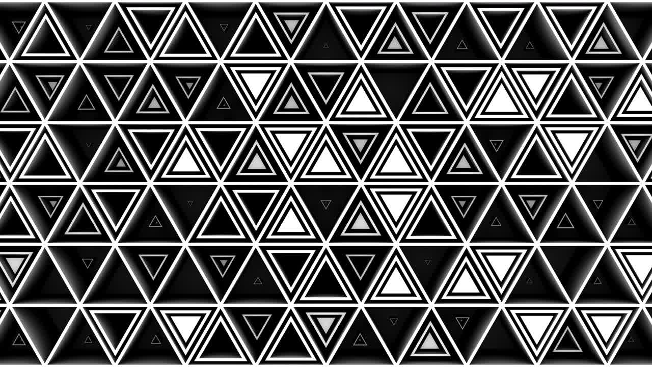 el fondo de los triángulos