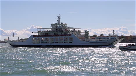 ferry boat in venice, italy