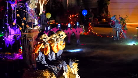 Decoraciones-De-Halloween-De-Miedo-Y-Animatronics