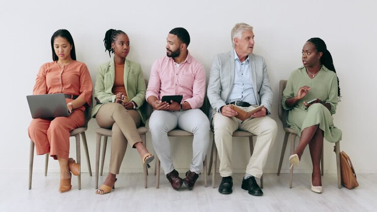 Business people, networking
