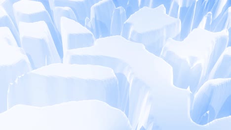 estilo azul blanco creativo abstracto bajo fondo poli en 4k. patrón ondulado abstracto se mueve en la superficie en bucle. animación suave sin costuras suave. simple bg geométrico minimalista.