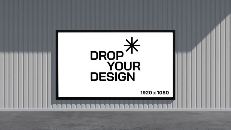 Billboard Screen Mockup