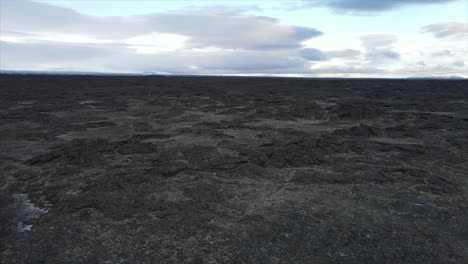 reveling a huge lava field