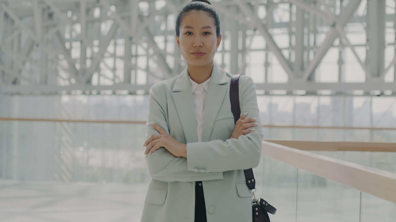 Business Woman in Modern Building