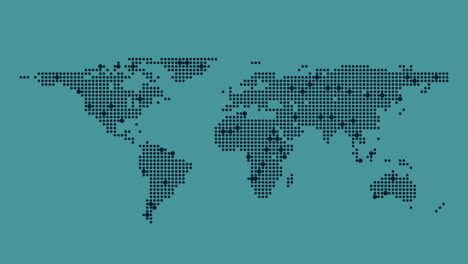 world map a dot visualization of global locations