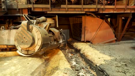 steel mill operation