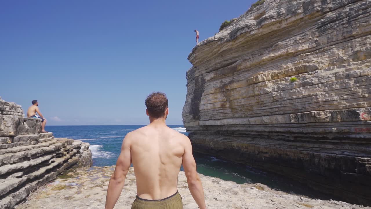 모험적인 젊은이.