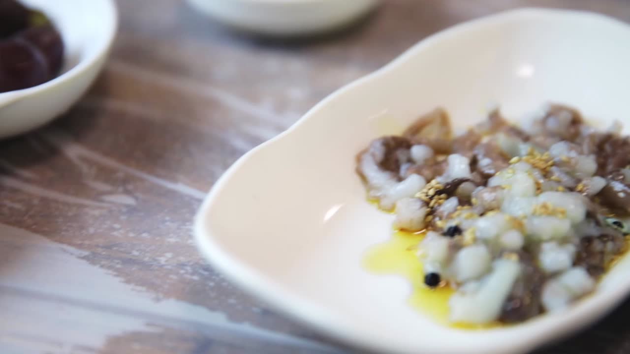 부산 자갈치시장 생낙지 디스