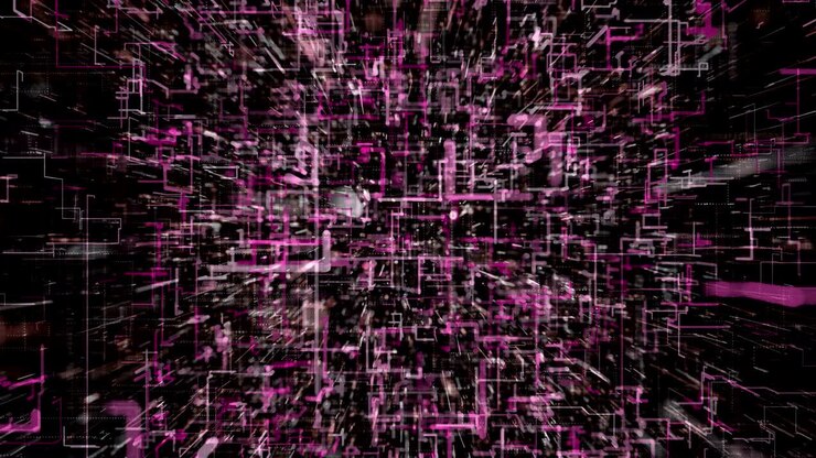 4K Futuristisches Netzwerkwachstum