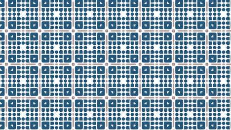 motion video of square blue pattern video