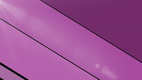 animación de líneas diagonales púrpuras con luces brillantes