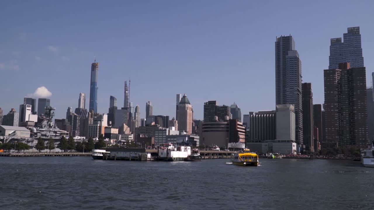 미드타운 맨해튼 - 허드슨 강에서 뉴욕 시의 전망