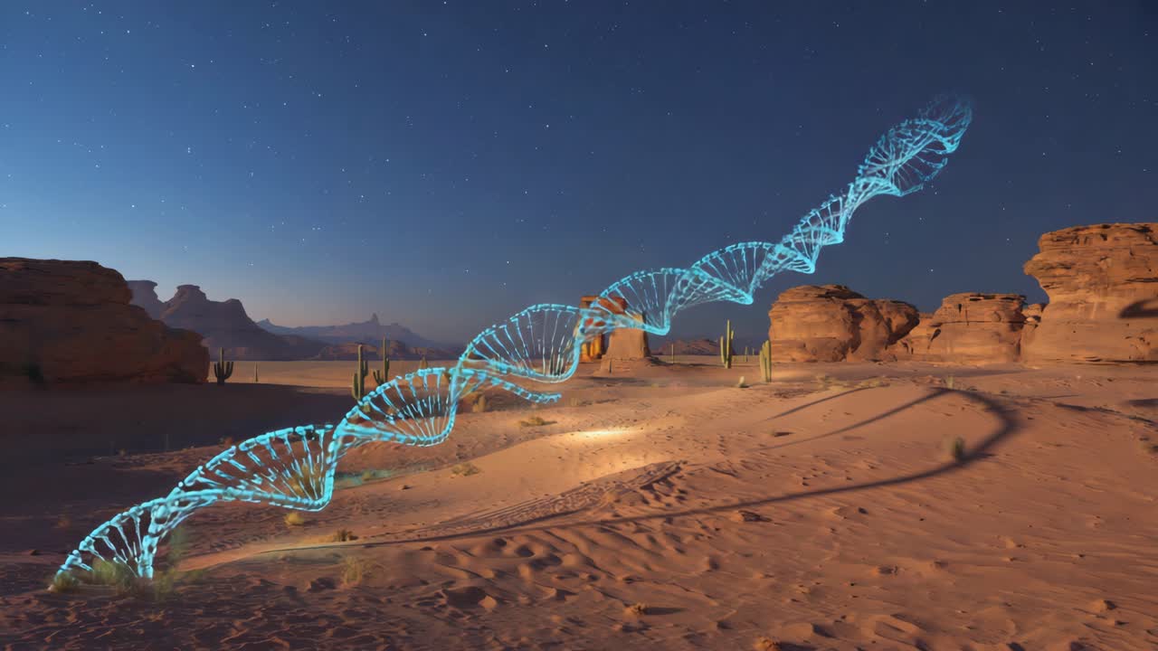 DNA in the Desert Night