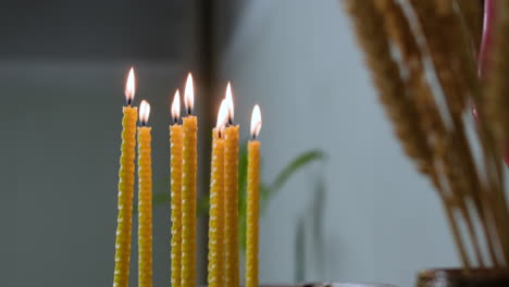 Candles in the church