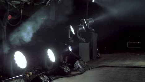 stage lighting setup and equipment