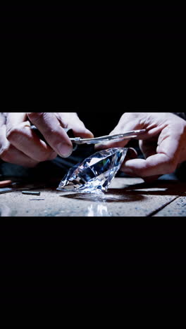 corte de diamantes