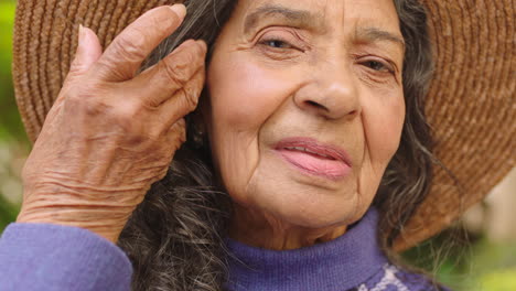 retrato de rostro, sonrisa de anciano