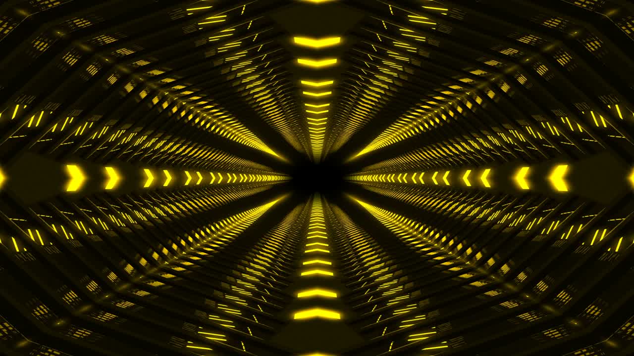 bucle de túnel de neón