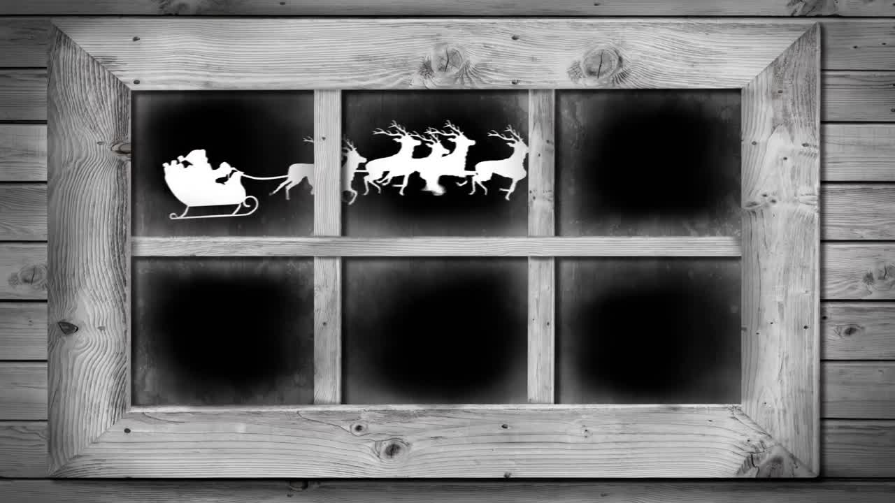 창문 을 통해 볼 수 있는 겨울 풍경