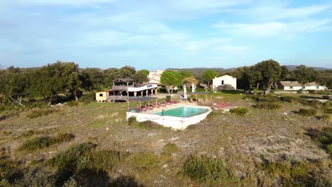 rural retreat with pool in languedoc, france