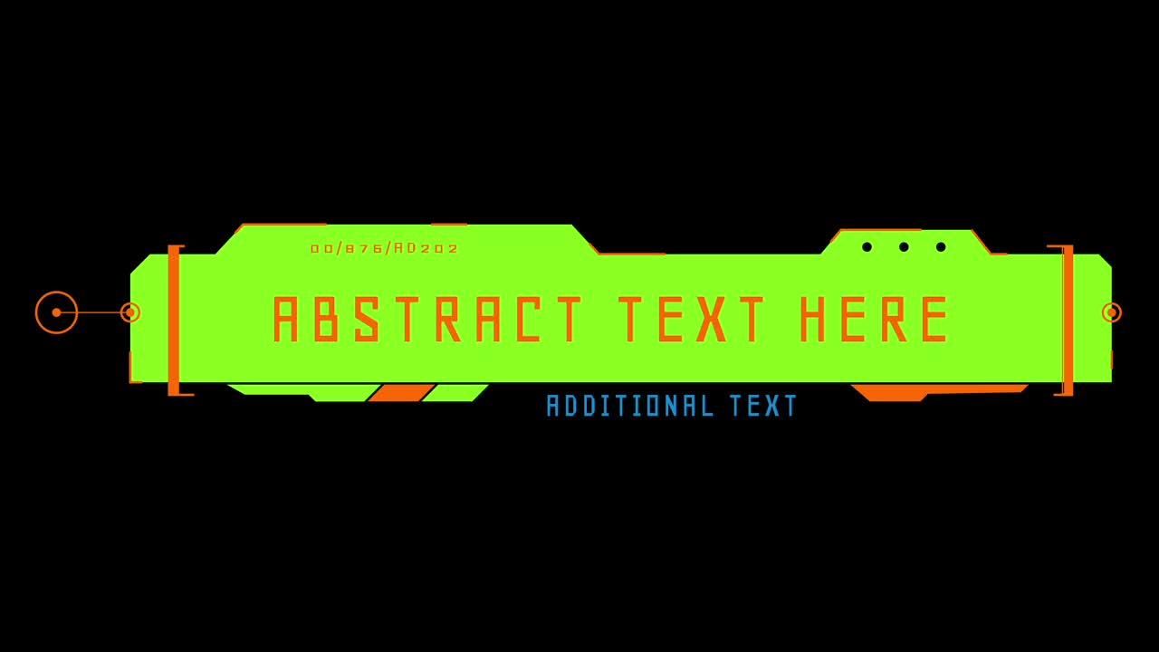 Cyberpunk Lower Thirds