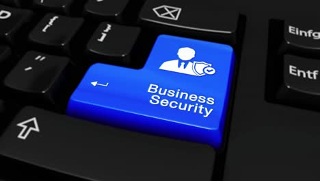 business security key on keyboard
