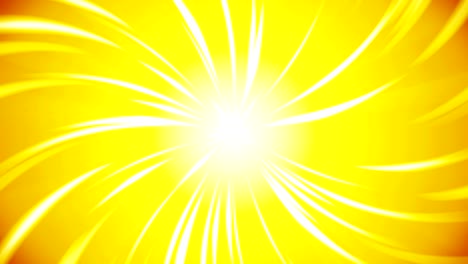 animación de haz de dibujos animados. fondo de sol brillante. rayos de estallido de sol en el cielo. diseño de bucle abstracto.
